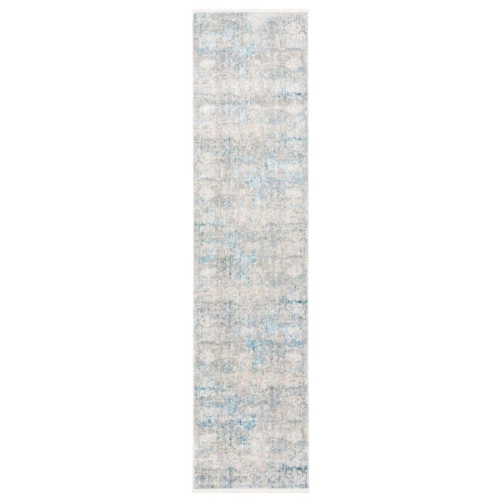 Safavieh Dream DRM418K 2" x 8" Grey and Blue Runner, , large