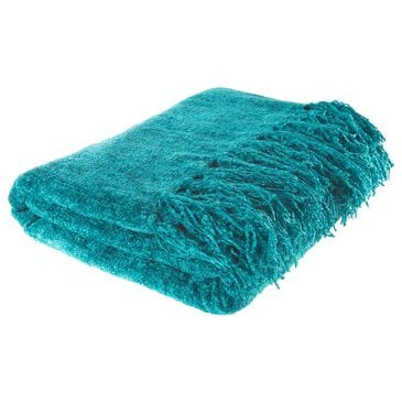Timberlake LHC 60" x 70" Ultra Soft Chenille Throw in Lagoon Teal, , large