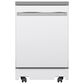 GE Appliances 24" Portable Dishwasher in White, , large
