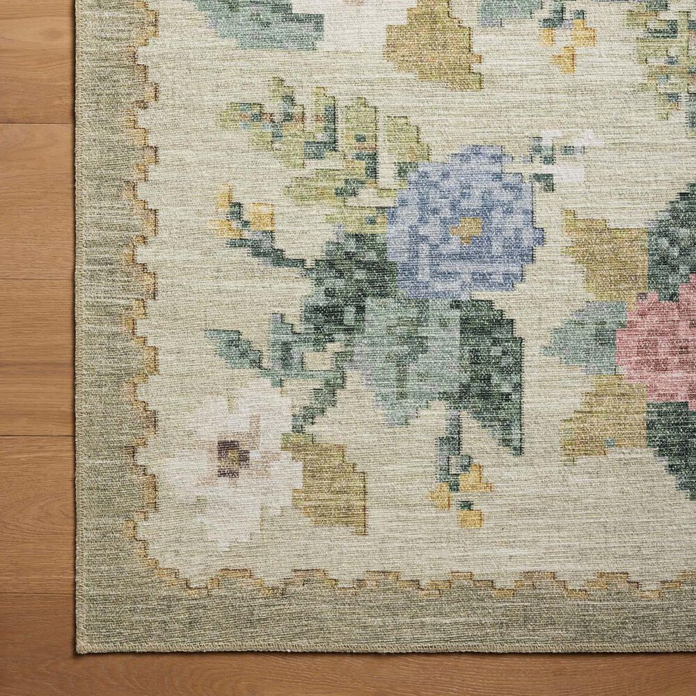 Rifle Paper Co Rosa Antique Rose 2&#39;3&quot; x 3&#39;9&quot; Cream Area Rug, , large