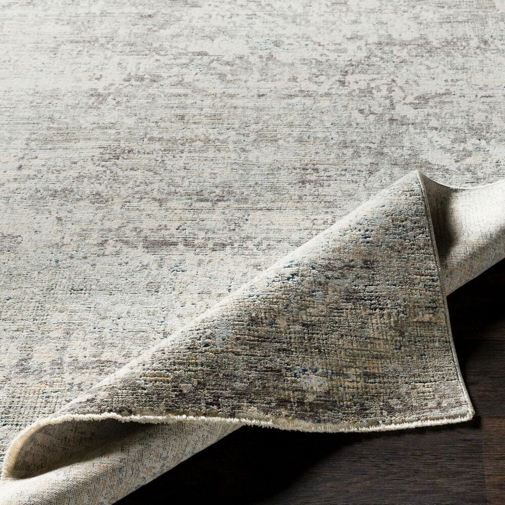 Surya Presidential Ice Blue, Gray, Dusty Sage, Wheat, Charcoal, Ivory, Blue, Light Olive, Saffron and Orange 11&#39;6&quot; x 15&#39;6&quot; Area Rug, , large