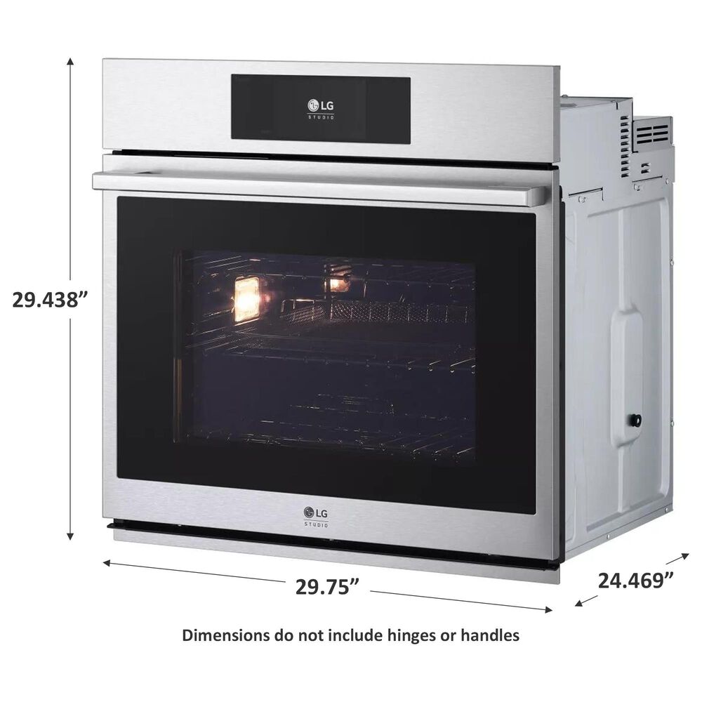 LG Studio 30&quot; Electric Single Wall Oven in Stainless Steel, , large