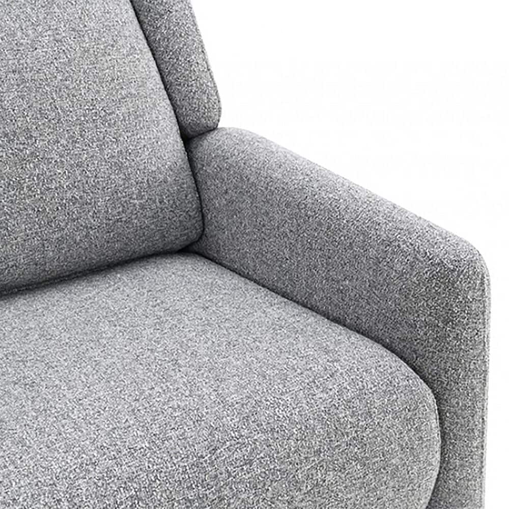 Furniture of America Selric Push Back Recliner in Gray, , large