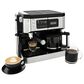 DeLonghi All-In-One Cappuccino, Espresso with Coffee Maker in Black and Stainless Steel, , large