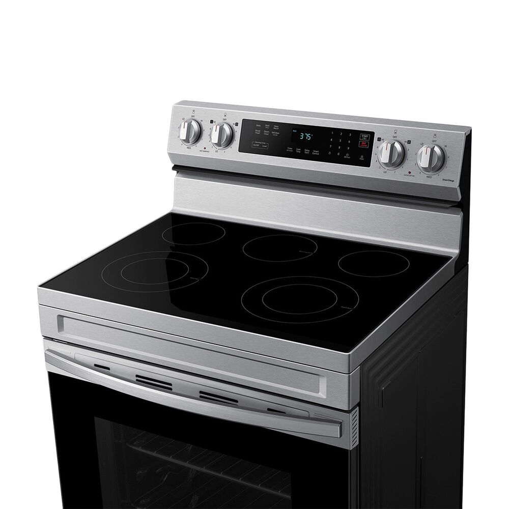 Samsung 6.3 Cu. Ft. Freestanding Electric Range with 5 Burners in Stainless Steel, , large