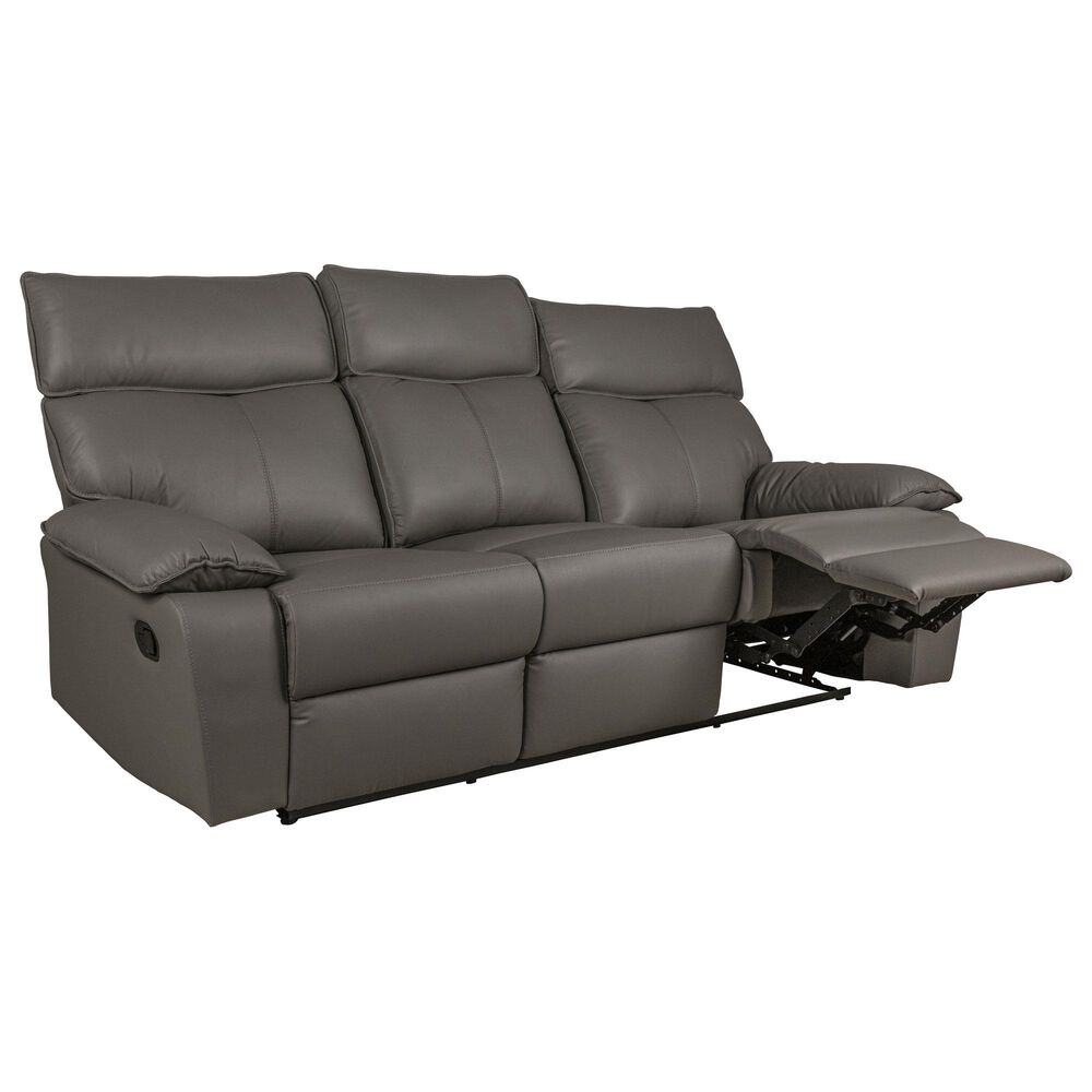 Mayberry Hill Wildcard Manual Motion Reclining Sofa in Aviarah Grey, , large