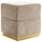 Furniture of America Krysten Storage Ottoman in Silver Gray, , large