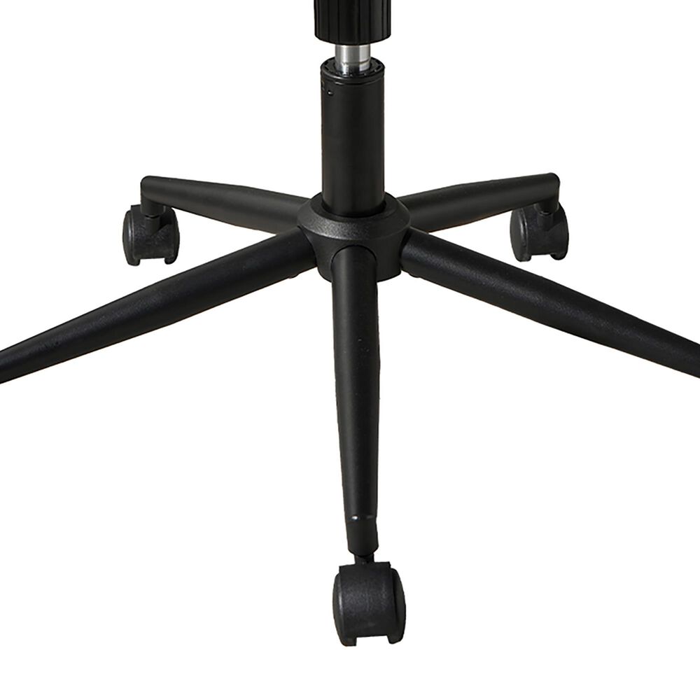 HOMLUX Ergonomic Swivel Office Chair with Vertical Channel-Tufted Cushion in White, , large