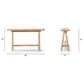 Jennifer Taylor Home Hawthorne 60" Console Table in Heritage Light Natural Brown, , large