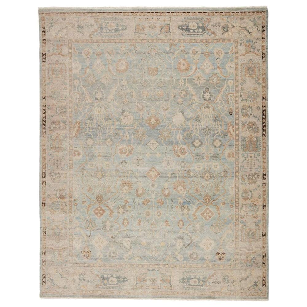 Jaipur Someplace In Time Resonant 10" x 14" Sky Gray Area Rug, , large