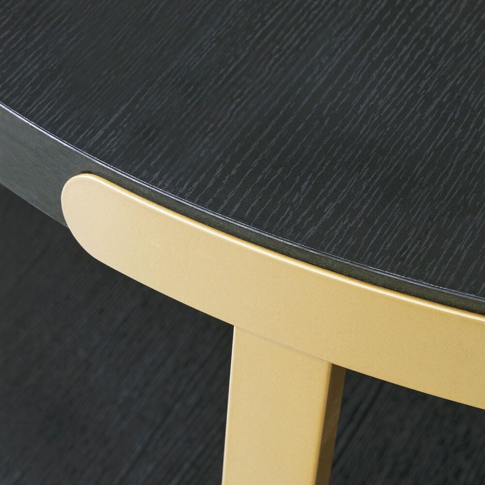 Ashley Shylore Occasional Table Set in Black and Brass (Set of 3), , large