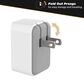 Scosche USB-C Power Delivery Fast Charger with USB-A Port in White, , large