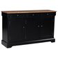 Ashley Wildenauer Dining Room Buffet in Warm Satin Black and Brown, , large