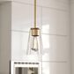 Vaxcel Beverly 1-Light Pendant in Muted Brass, , large