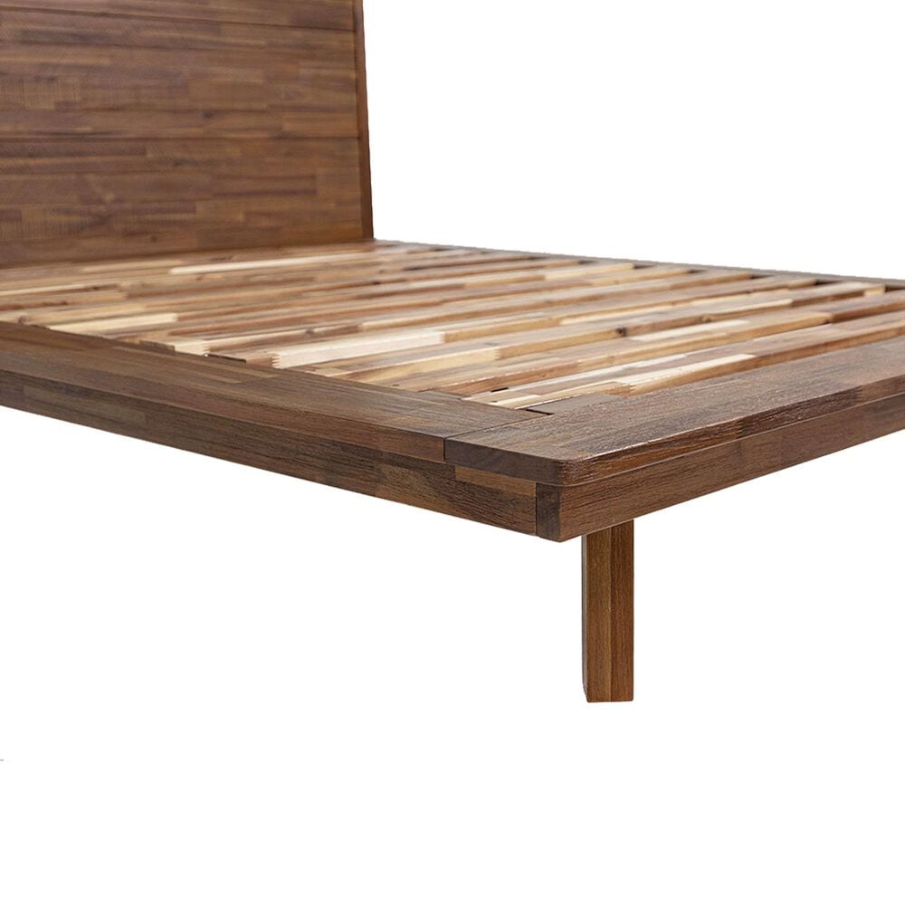 37B Gia Queen Platform Bed in Warm Pecan, , large