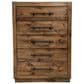 Woodland & Co Regal 5 Drawer Chest in Brown, , large