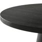 Furniture of America Halewood Round Coffee Table in Black, , large