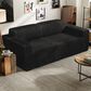 Furniture of America Facil 2-Piece Modular Track Arm Loveseat in Black, , large
