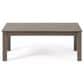 Hearth and Haven Temecula 4-Piece Outdoor Chat Set with Rectangular Coffee Table in Gray, , large