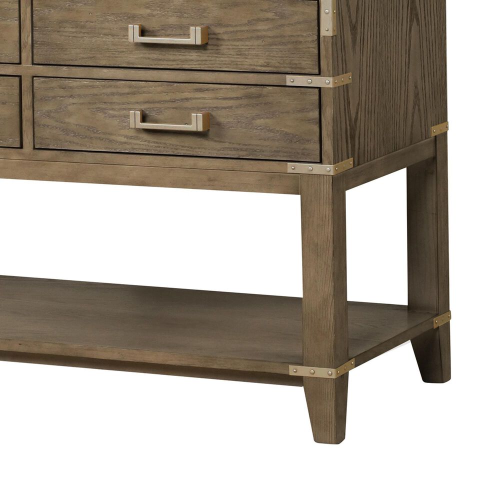 Lexora Home Norwalk 60&quot; Double Bathroom Vanity in Grey Oak with White Carrara Marble Top  and Rectangle Sink, , large