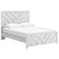 Ashley Cayboni 4 Piece Queen Bedroom Set in Whitewash Paint, , large