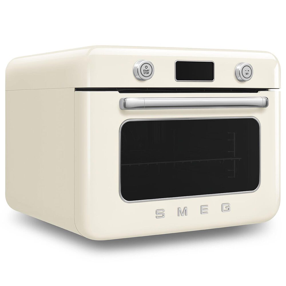SMEG 1.06 Cu. Ft. Countertop Combi Steam Oven in Cream, , large