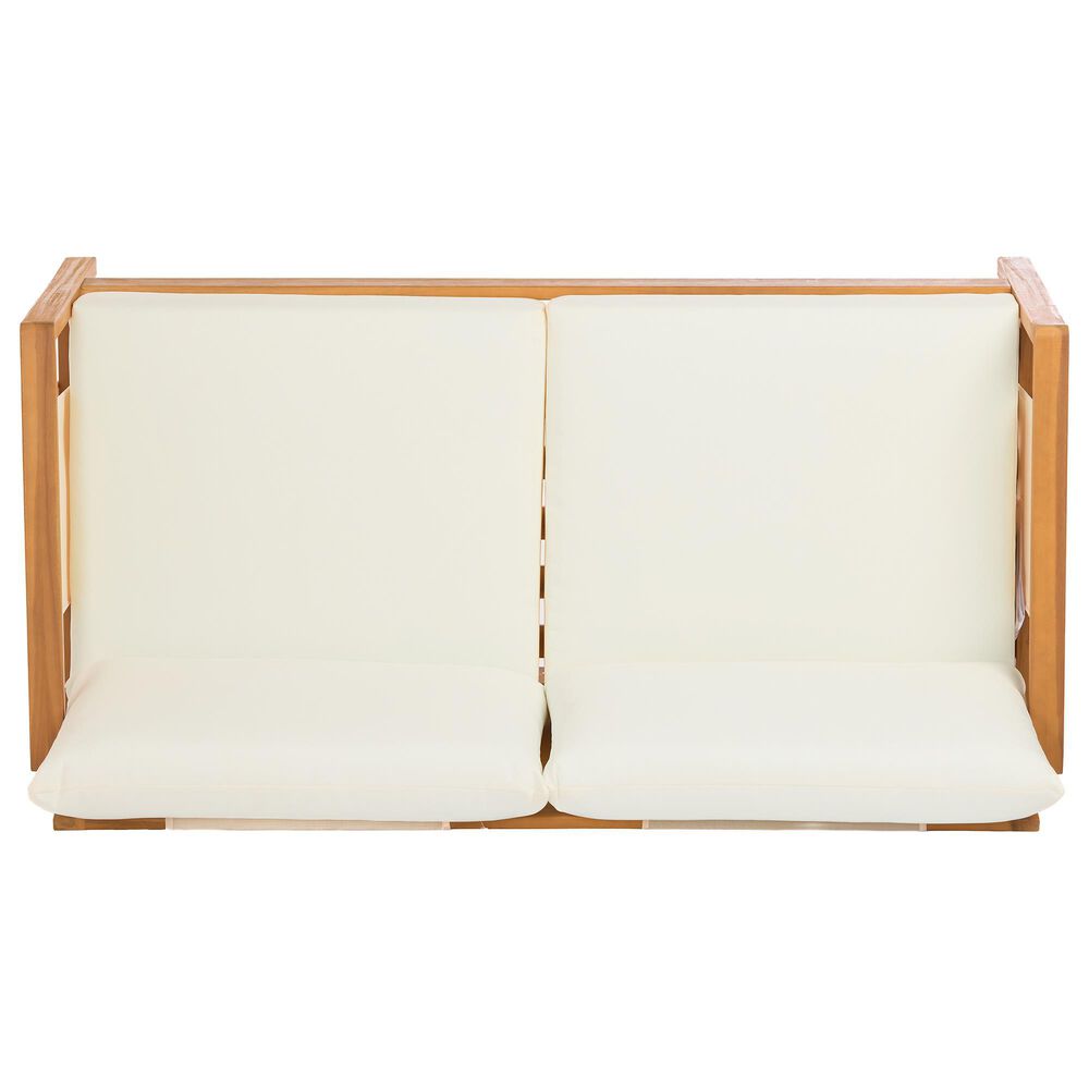 HOMLUX 2-Piece Outdoor Conversation Set with Cushions in Brown and Beige, , large