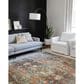 Loloi II Skye SKY-07 3"6" x 5"6" Terracotta and Sky Area Rug, , large