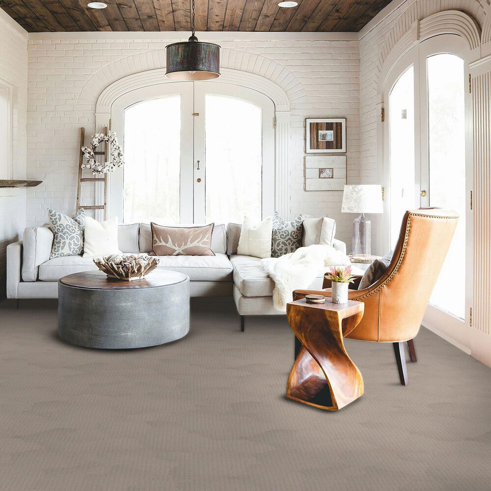 Karastan Contemporary Spirit Carpet in Silver Mushroom, , large