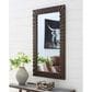 Ashley Advin Accent Mirror in Dark Brown, , large