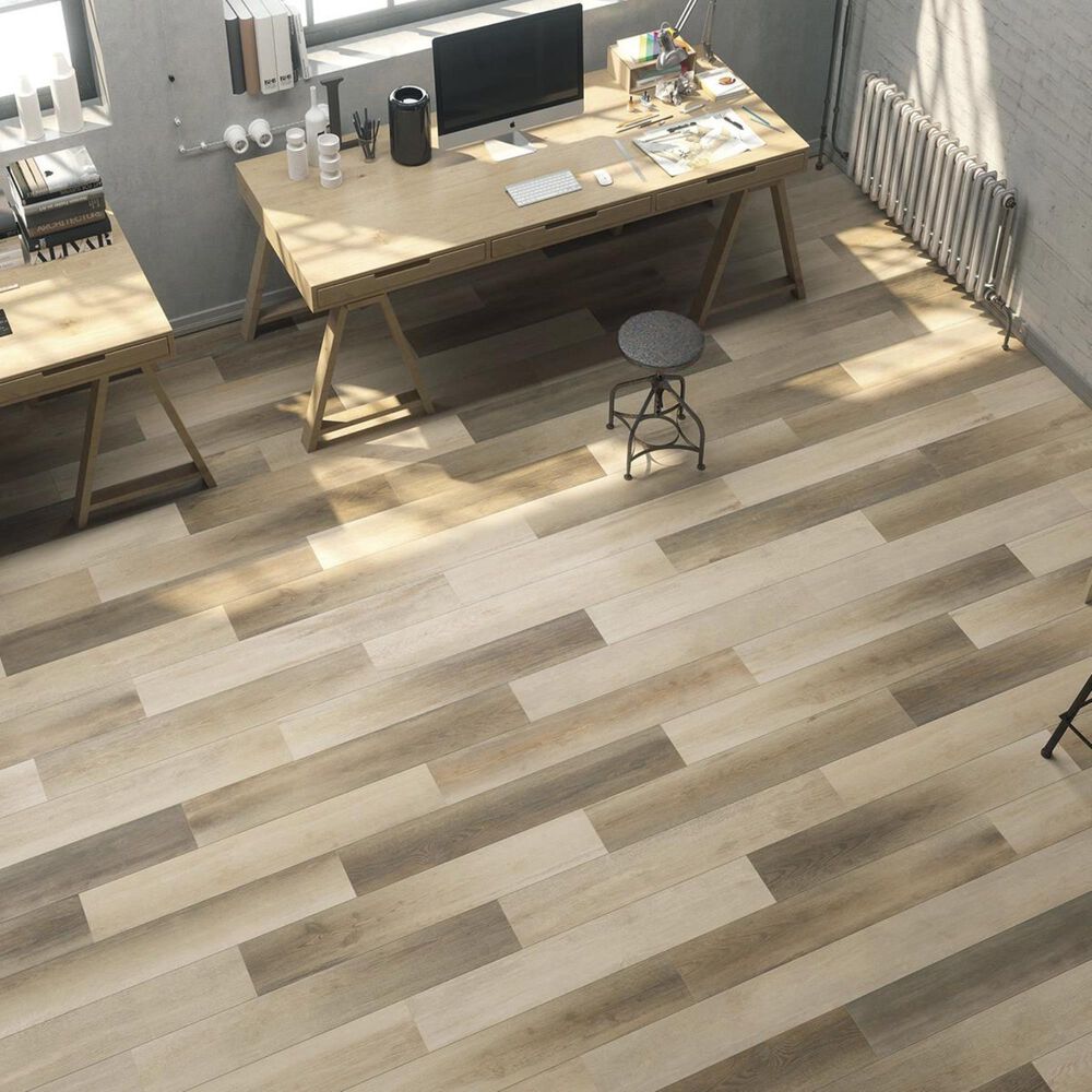 Emser Porch Caramel 6" x 47" Matte Porcelain Tile, , large