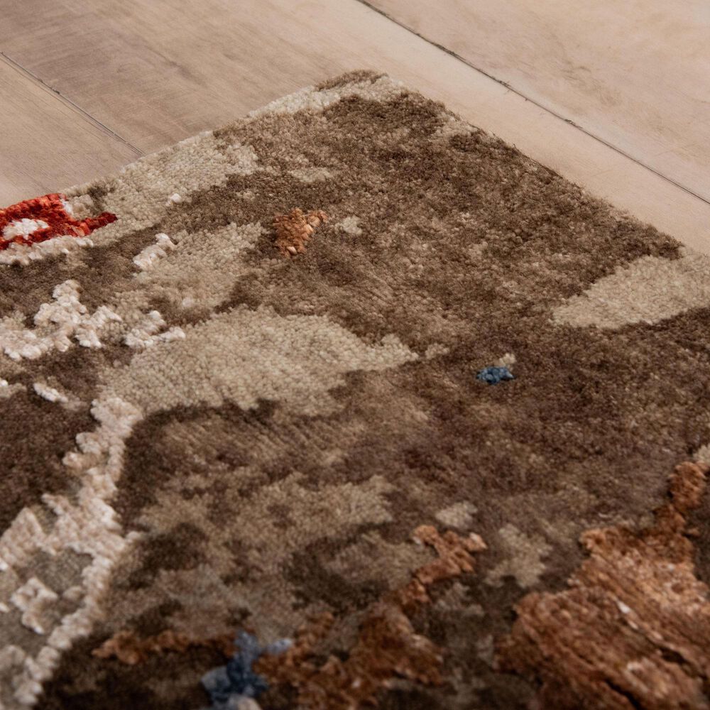 Rizzy Evolution 2&#39; x 3&#39; Brown and Multicolor Area Rug, , large