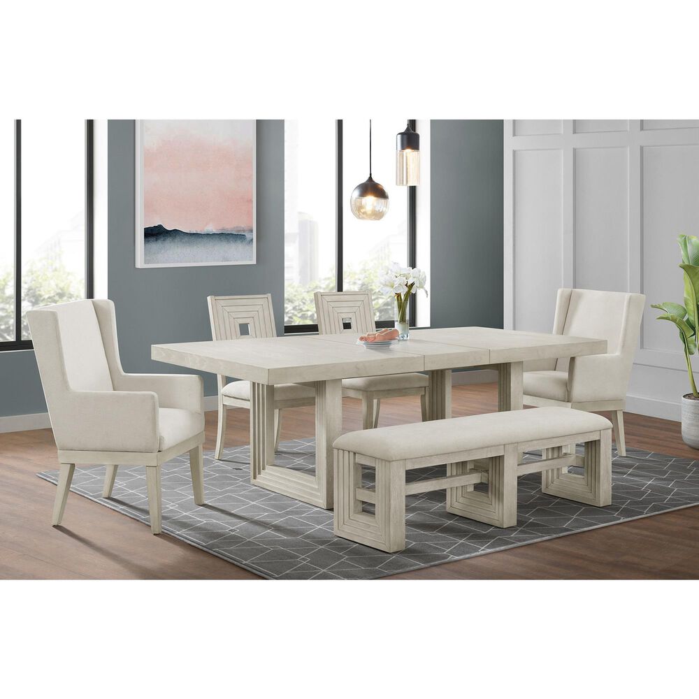 Mayberry Hill Avalanche Arm Chair in Antique White, , large