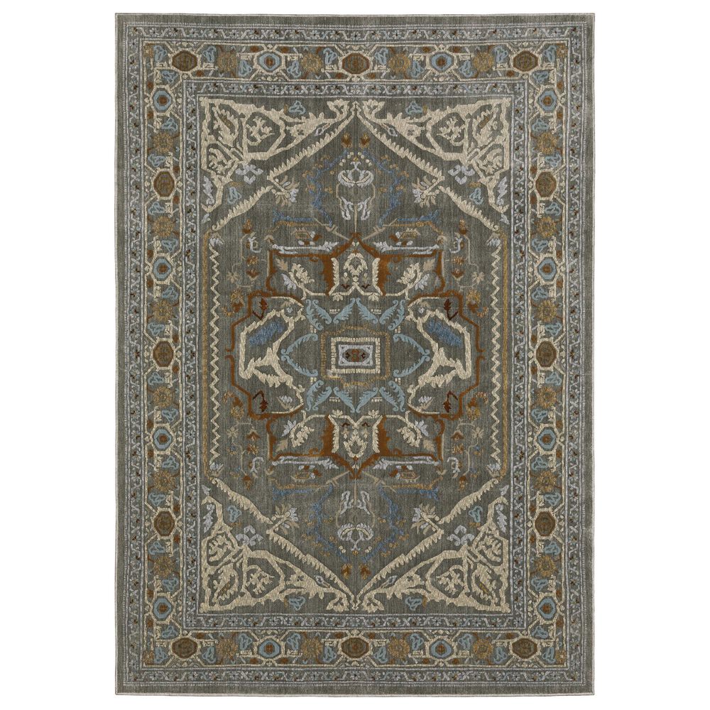 Oriental Weavers Ellington 2"3" x 7"6" Grey and Multicolor Runner, , large