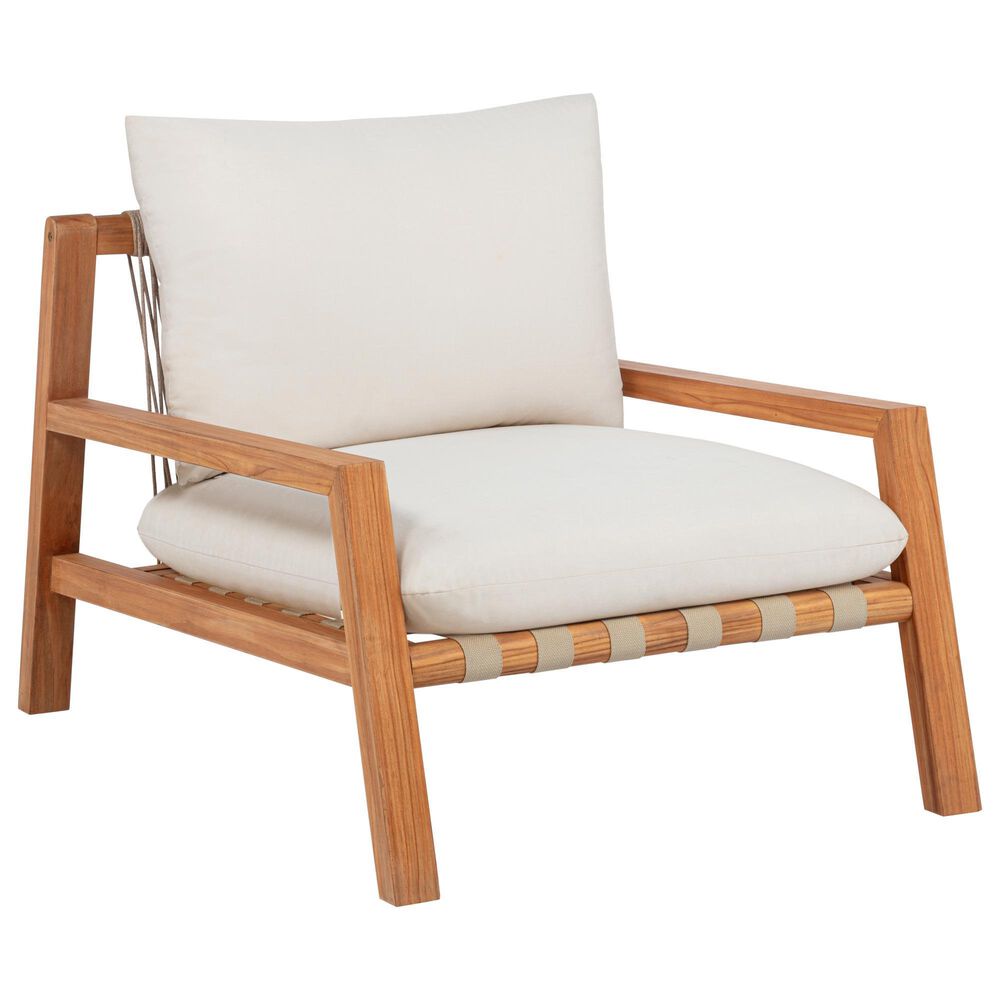 Linon Home Decor Cassius Patio Slanted Back Chair in Off White, , large