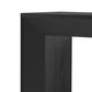 Hearth and Haven Mirod59" Console Table with Side Panel Legs in Black, , large