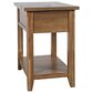 Jofran Claremont Chairside Table in Brown, , large
