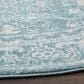 Safavieh Evoke EVK270D 3" Round Light Blue and Ivory Area Rug, , large