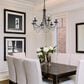 Golden Lighting Mirabella 6-Light Chandelier in Matte Black, , large