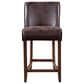 Home Trends & Design Buddy 20" Counter Chair in Matte Brown, , large