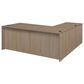 Regency Global Sourcing Legacy 71" L-Shaped Desk with Double Pedestal Drawer Unit in Noble Oak, , large