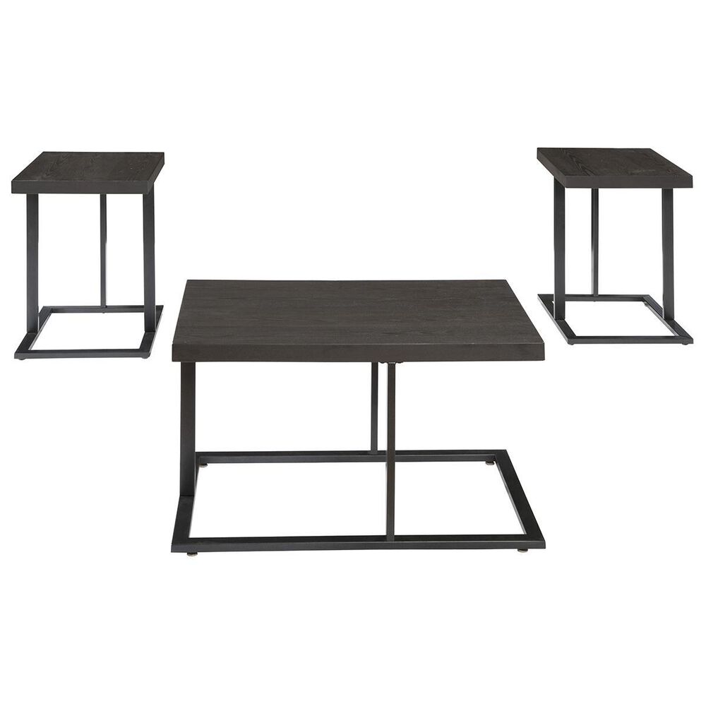 Ashley Airdon 3-Piece Table Set in Bronze, , large