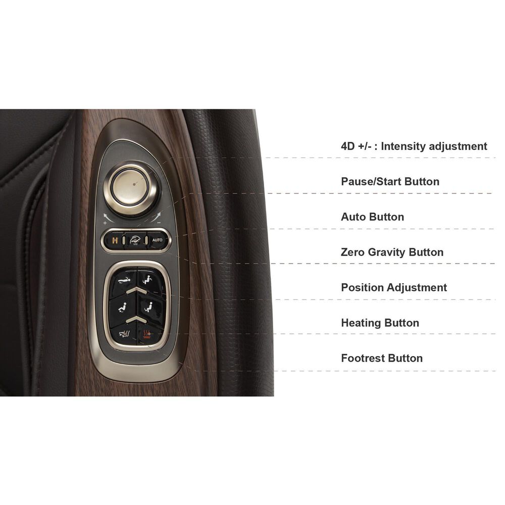 Osaki AmaMedic Hilux 4D Premium Massage Chair in Taupe, , large