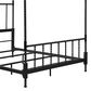 Furniture of America Elliot Queen Canopy Bed in Black, , large