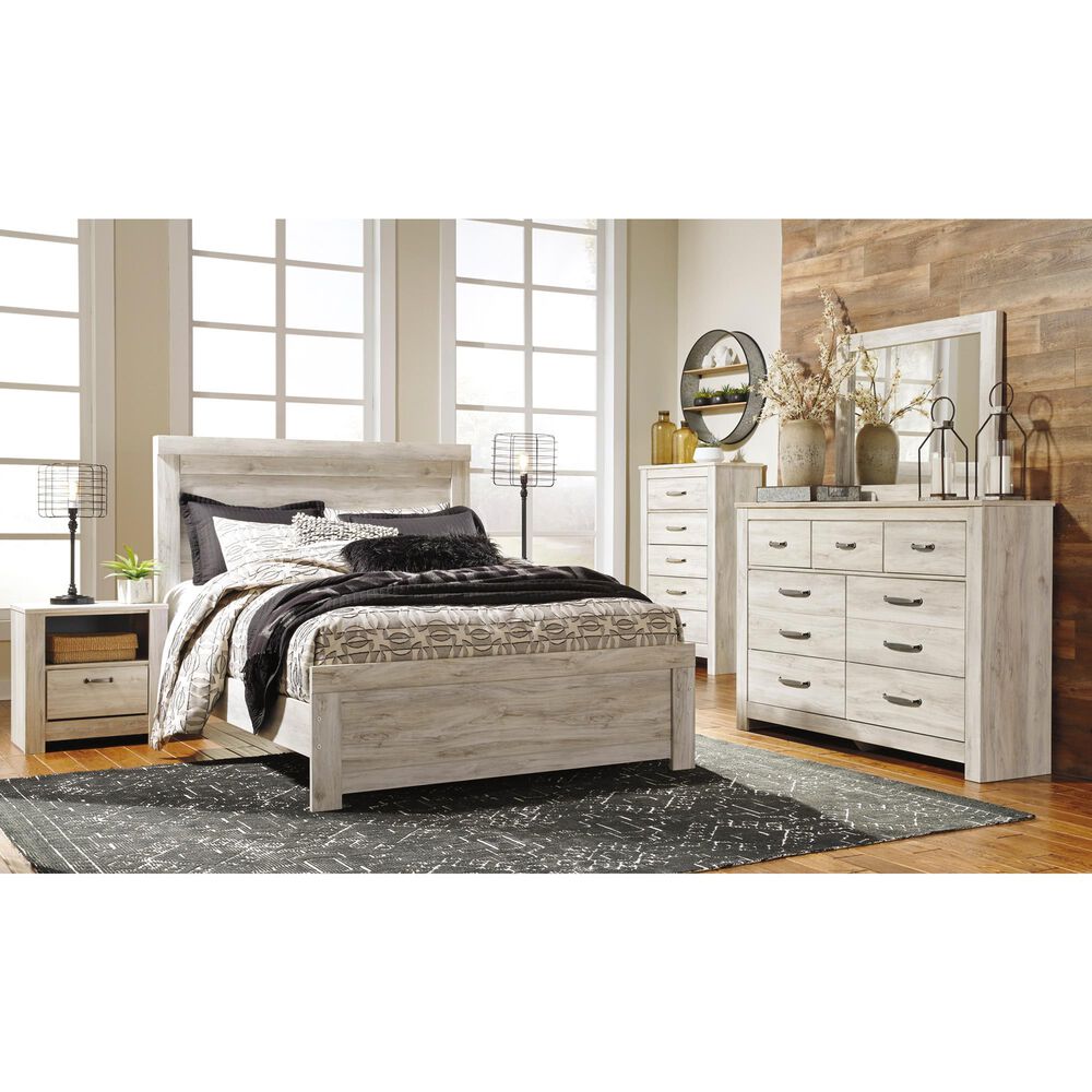 Ashley Bellaby Dresser and Mirror in Whitewash, , large