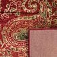 Safavieh Lyndhurst 2"3" x 12" Red and Multicolor Runner, , large