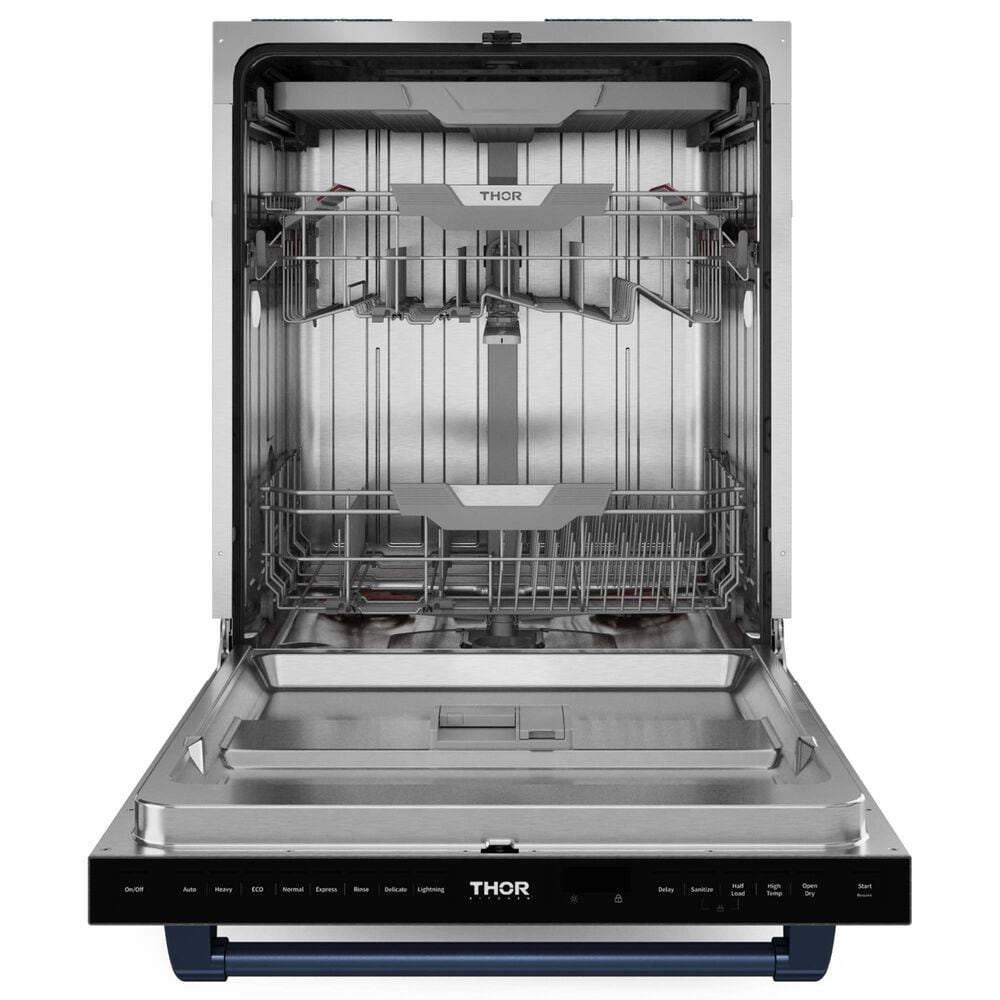 THOR KITCHEN Gordon Ramsay 24&quot; Built-In Dishwasher with Navy Blue Handle Kit in Stainless Steel, , large