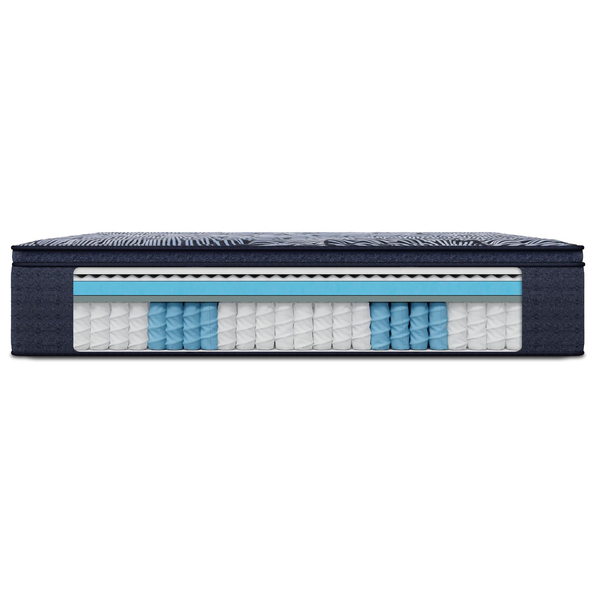 Blue fusion 1000 plush pillow top shop