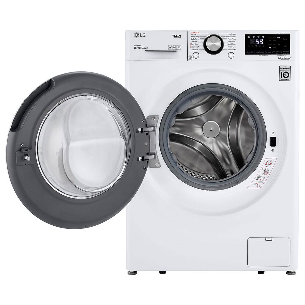 LG 2.4 Cu. Ft. Smart Front Load Washer in White, , large