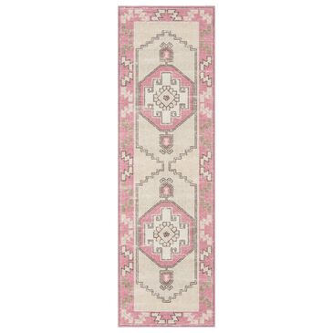 Momeni Anatolia ANA-2 2"3" x 7"6" Pink Area Rug, , large